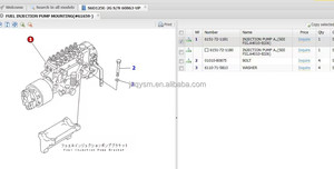 Bơm Phun Nhiên Liệu 6151-72-1181 6151-72-1180 D85ESS-2 S6D125E-2 - Product Image 5