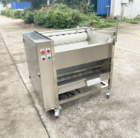 Machine à peler et laver le manioc, brosse à laver et peler les pommes de terre