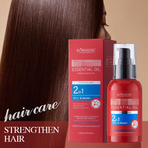 Sérum capillaire KORMESIC 100ml, huile multi-effets nourrissante et réparatrice, soin capillaire pour des cheveux soyeux et lisses, huile essentielle à la kératine. - Product Image 1