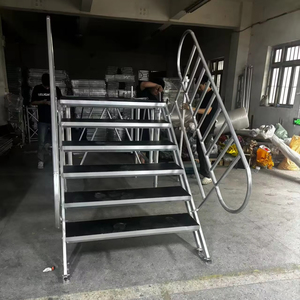 Sân khấu di động gấp gọn bằng hợp kim nhôm, nhẹ, lắp đặt nhanh, có thể điều chỉnh, thích hợp cho đám cưới, trường học, hòa nhạc, sự kiện, biểu diễn - Product Image 2