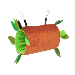 Amaca per criceto per animali domestici gabbia per appendere in peluche calda per Tunnel di foglie di criceto giocattolo altalena Ropeway cavia cincillà accessori per criceti - Product Image 2