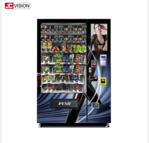 Máquina Expendedora de Bebidas y Snacks 24 Horas con Pantalla Publicitaria, Modelo JC-VM-60C(V22) para Exteriores, Máquina de Autoservicio - Product Image 1