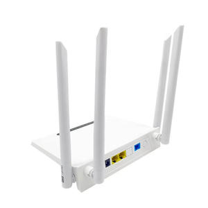 Xpon GPON epon băng tần kép onu Mạng Cáp Quang ZC-502WE 4x4 <span class=keywords><strong>MIMO</strong></span> Antena FTTH Bộ định tuyến AC1200 lưới WIFI ONT - Product Image 1