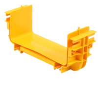 Conector de Bandeja de PVC de Alta Resistencia, Capacidad de Carga de 100 kg, Modelo de 120 mm, Base de Plástico, Soporte para Cables con Fácil Instalación