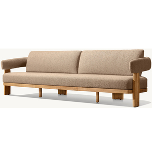Sofa d'extérieur haut de gamme ensembles de jardin mobilier d'extérieur en teck <span class=keywords><strong>canapé</strong></span> de jardin d'hôtel moderne villa meubles de terrasse à l'extérieur du salon - Product Image 4