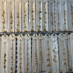 <span class=keywords><strong>Bracciali</strong></span> alla Moda all'Ingrosso, Bracciale a Farfalla in Acciaio Inossidabile Placcato Oro 18K, Bracciale a Catena in <span class=keywords><strong>Argento</strong></span> per Donne - Product Image 1