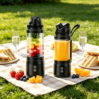 Mixeur personnel premium pour fruits, 700 ml, chargement USB-C, mini-blender portable compact pour smoothies, idéal pour le bureau, la salle de sport et l'extérieur