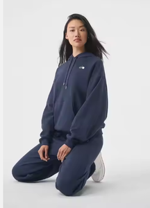 Женская Повседневная Толстовка из 100% хлопка с высоким капюшоном, Длинная толстовка для осенне-зимнего сезона - Product Image 5