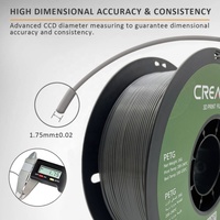 Filament 3D PETG facile à imprimer, vente directe d'usine Creat3D, 1,75 mm, 1 kg/bobine, 100 % PETG pur, filament pour imprimante 3D FDM haute vitesse