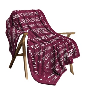 Manta Ligera Personalizada, Regalo de Recuperación, Manta para Pensar <span class=keywords><strong>en</strong></span> <span class=keywords><strong>Ti</strong></span>, Regalo de Cumpleaños - Product Image 1