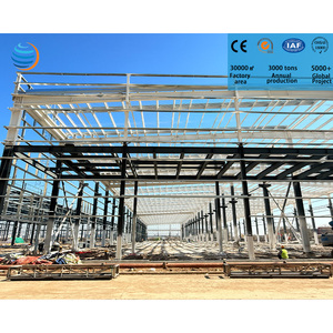 Çin Modern Düşük Maliyetli Endüstriyel Atölye Çelik Yapı Özel Modüler Depo Prefabrik Sergi Salonu Ofis Binası - Product Image 4