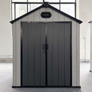 Caseta de Almacenamiento de <span class=keywords><strong>Resina</strong></span> para Exteriores Resistente a la Intemperie, con Puerta Individual y Piso - Product Image 4