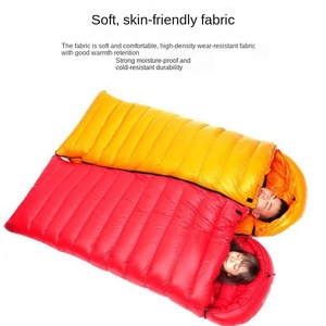Sac de couchage <span class=keywords><strong>en</strong></span> duvet d'oie pour adulte, hiver, froid extrême -30°C ℃   Sac de couchage thermique épais et chaud pour le camping <span class=keywords><strong>en</strong></span> plein air, la randonnée et les voyages - Product Image 1