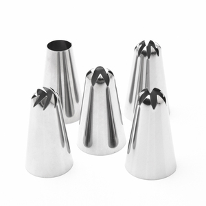 DIY الفولاذ المقاوم للصدأ المعجنات كعكة تزيين طقم أدوات كريم تثليج فوهة تلميح مجموعة - Product Image 2