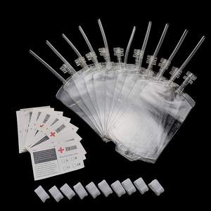 Bolsa de <span class=keywords><strong>sangre</strong></span> transparente de PVC con logotipo impreso personalizado de 350ml, bolsas para beber para jugo, leche, cerveza, embalaje, bolsa de <span class=keywords><strong>sangre</strong></span> especial para Halloween - Product Image 5