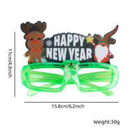 Lunettes de fête rennes du Nouvel An, très populaires, excellent accessoire pour photomaton pour les fêtes de Noël et du Nouvel An