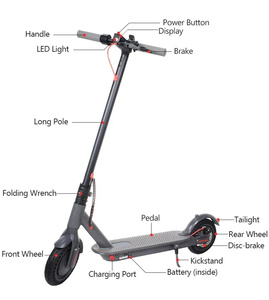 MK083 Entrepôt Europe 350W Xaomi Scooters similaires 1S <span class=keywords><strong>Mi</strong></span> <span class=keywords><strong>Mijia</strong></span> Batterie Electrico Pro 2 <span class=keywords><strong>M365</strong></span> E Scooter électrique - Product Image 1