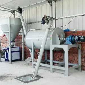 3-5t/h Easy To Operate Simple Dry Powder Mix Mortar Building Material Mixing Production Line