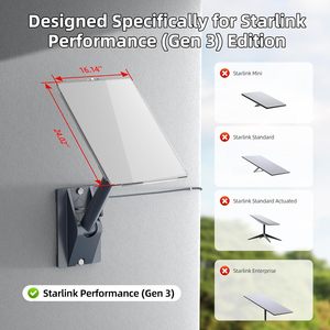 Funda Protectora Resistente al Calor DAIER para Starlink Gen 3, Funda de Plástico Transparente Resistente a la Intemperie con Fácil Instalación - Product Image 2