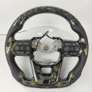 Volant de voiture en fibre de carbone forgé sur mesure pour Toyota Land Cruiser Tc Xb Hilux Corolla Scion N80 <span class=keywords><strong>100</strong></span> 200 Series - Product Image 1