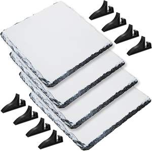 Cadre <span class=keywords><strong>photo</strong></span> personnalisé en <span class=keywords><strong>ardoise</strong></span> vierge avec peinture pour tableau noir, surface en pierre naturelle, logo gravé au laser, cadeau de mariage personnalisé, vente en gros - Product Image 2