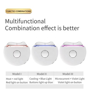 Raspador de Guasha Eléctrico Portátil con Calor y Vibración, 3 Niveles Ajustables, Dispositivo de Belleza Frío y Caliente para Masaje Facial y de Cuello - Product Image 4