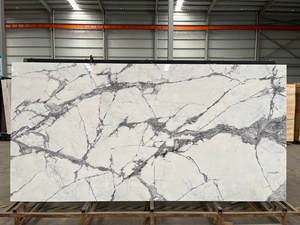 Nueva Llegada, Losa <span class=keywords><strong>de</strong></span> <span class=keywords><strong>Piedra</strong></span> Artificial Pulida <span class=keywords><strong>de</strong></span> Mármol Negro Brillante <span class=keywords><strong>de</strong></span> 1600x3200 mm, 12 mm, Antideslizante, con Efecto <span class=keywords><strong>de</strong></span> Grieta <span class=keywords><strong>de</strong></span> Hielo, para Sala <span class=keywords><strong>de</strong></span> Estar, Vestíbulo, Comedor - Product Image 2