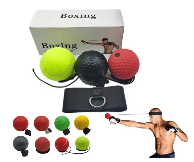 High Quality Speedball Headband Punching Training Ball Head Boxing Speed Boxing Reflex Ball