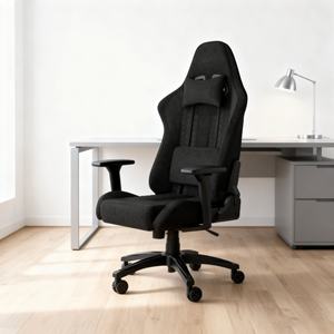 Chaise de jeu de course ergonomique <span class=keywords><strong>avec</strong></span> repose-pieds et massage lombaire, inclinaison à 165 °, accoudoirs 4D Siège de jeu haut de gamme - Product Image 1