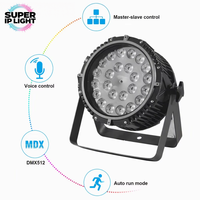 24 Projecteurs LED Par Can RGBW 4-en-1 10W pour Extérieur, IP65, DMX512, Activation Sonore, en Aluminium Moulé Sous Pression, pour Mariages et Spectacles