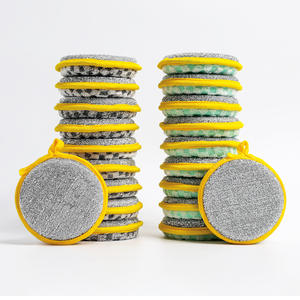 Sikat pembersih dapur spons pencuci piring lintas batas untuk artefak ajaib untuk Cuci panci dan kain pencuci piring bantalan gosok penyerap - Product Image 1