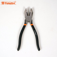 Pince à sertir en acier au carbone robuste de haute qualité Fumetax, vente en gros d'usine, 9 pouces (23 cm), sertissage PVC, circlip, bricolage, garantie de 2 ans