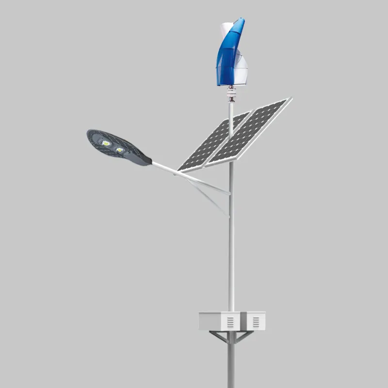 Outdoor wind system vertikale turbine solar power straße licht