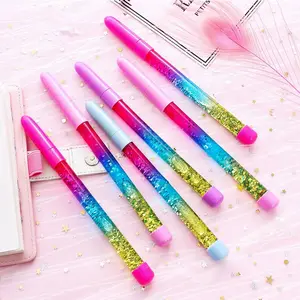 2020 Creative Vivide Custom Liquid Filled glitter schwimm kugelschreiber, Fairy Sparkle Pen