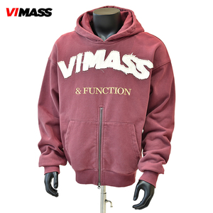Sudadera con Capucha de Algodón Estampada de Corte Holgado con Lavado Ácido para Moda Urbana, Fabricación al por Mayor - Product Image 1