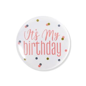 Pin de Solapa de Cumpleaños 'Es Mi Cumpleaños', 58mm, para Adultos, Niños, Hombres o Mujeres, Decoraciones para Fiestas - Product Image 1