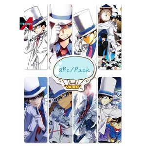 8 pièces/ensemble signets de dessin animé en PVC du détective Anime Conan Kid le voleur fantôme - Product Image 1