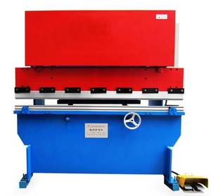 Machine de pliage hydraulique électrique semi-automatique bon marché pour tôles métalliques, aluminium et plastique - Product Image 1