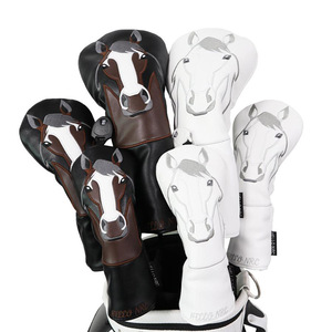 Funda Protectora Personalizable para Palos <span class=keywords><strong>de</strong></span> <span class=keywords><strong>Golf</strong></span> (Fairway Wood y Driver) <span class=keywords><strong>de</strong></span> Cuero PU con Forro <span class=keywords><strong>de</strong></span> Felpa, Servicio OEM con Impresión <span class=keywords><strong>de</strong></span> Logotipo - Product Image 1