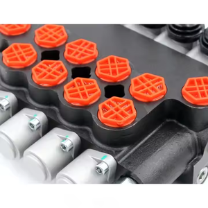 วาล์วควบคุมการไหลแบบแมนนวลและไฟฟ้า รุ่น P80-G34-G12, วาล์วไฮดรอลิกแบบ 4 สปูล, ชิ้นส่วนไฮดรอลิกที่ปรับแต่งได้พร้อม OEM - Product Image 6