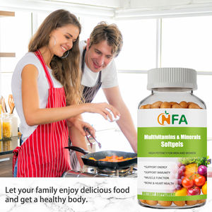 Cápsulas Blandas de Multivitaminas y Minerales OEM ODM con Vitamina, Calcio e Ioduro para Apoyar la Energía, la Inmunidad, la Función Muscular, la Salud Ósea y Cardíaca - Product Image 6