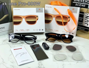 แว่นตาอัจฉริยะ XK one pro รุ่นใหม่ ปี 2026 กล้อง 8MP แปลภาษาด้วย AI ส่งข้อมูลผ่าน WIFI บันทึกการประชุม พร้อมบลูทูธสำหรับฟังเพลงและโทร - Product Image 3