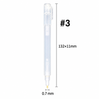 Lot complet de marqueurs à corps vide en plastique double face pour écriture, vente en gros
