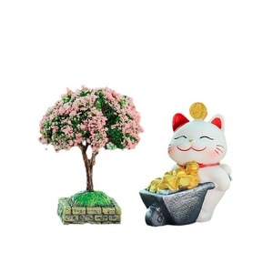 Ruijie Lucky Cat Car Ornament Resin Dash Frame Decorative <b>Accessory</b> For <b>Interior</b> Decoration - Product Image 5