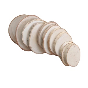 Birch <b>Slice</b> Disks Made of Real <b>Wood</b> Diameter Ranges from 6cm-20cm. 2CM Thick Wholesale for Crafts and Decoration - Product Image 1