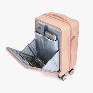 Maleta Unisex de 26 Pulgadas con Cierre de Cremallera, Ruedas Giratorias de 360 Grados, Equipaje de Viaje de Color Sólido, Maleta de Mano Ligera - Product Image 5