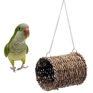Gabbia per Animali Domestici Xuan Wind Summer Days, Nido in Legno Traspirante da Appendere, Letto Solido per Uccelli e Criceti, Rifugio Caldo per Animali - Product Image 3