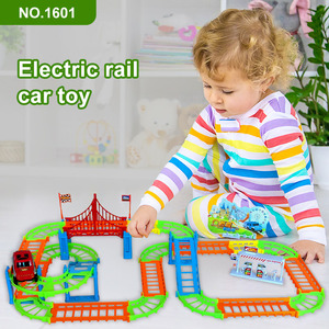 Pista de Tren Eléctrico OEM Personalizable Unisex de 73 Piezas para Armar con Características de Juego Interesantes, Rompecabezas Educativo de Plástico para Niños - Product Image 3