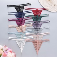 Lot de Culottes Sexy en Dentelle pour Femmes, Strings Minimalistes, Lingerie Séduisante à Bas Prix avec Nœud Papillon, Vente en Gros
