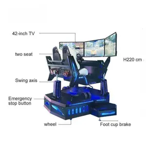 Simulador de juego de carreras Logitech G29, realidad virtual, conducción de automóviles, equipo VR, máquina de carreras realista